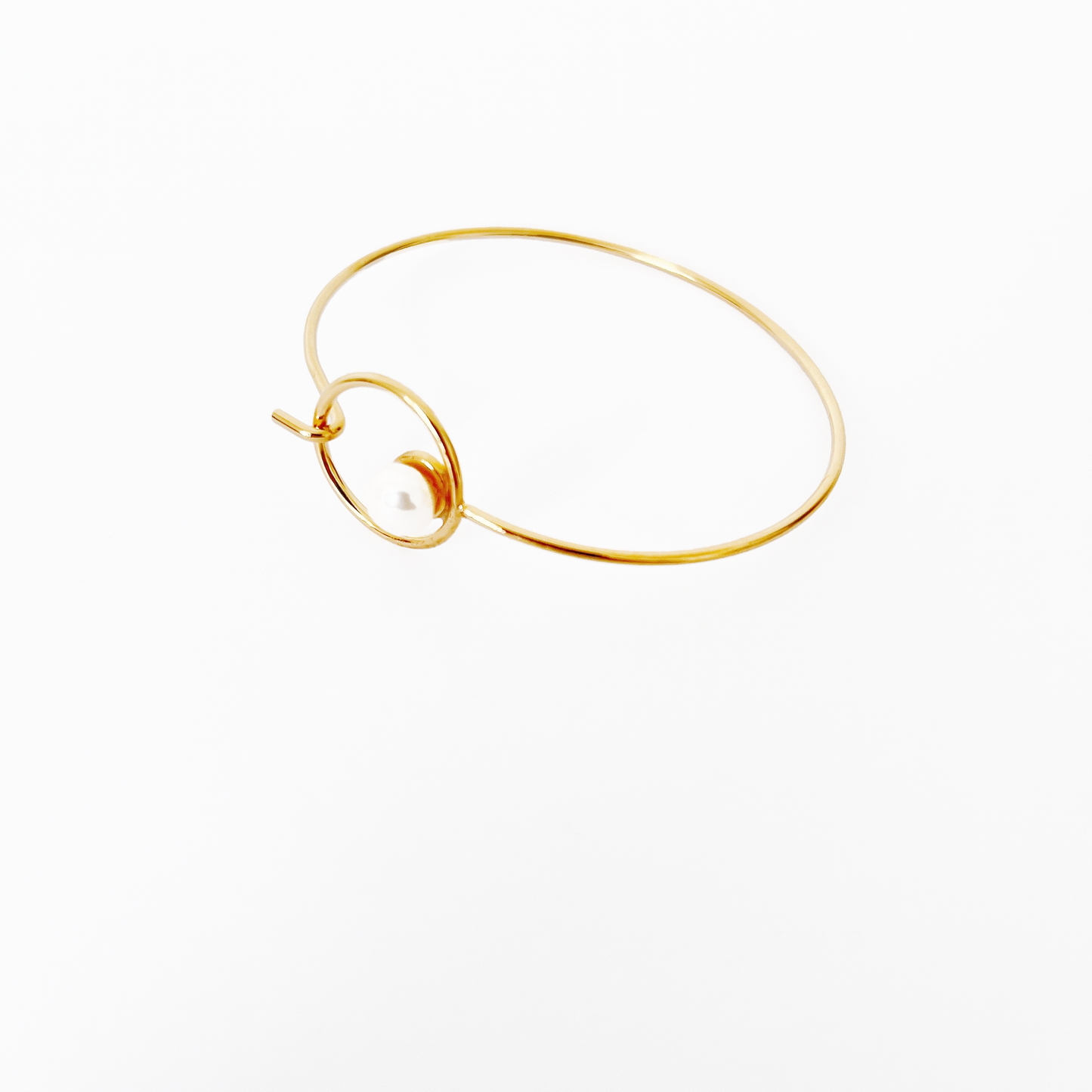 Gold Round Circle Bracelet Bracelets for Women by Hikaru Pearl