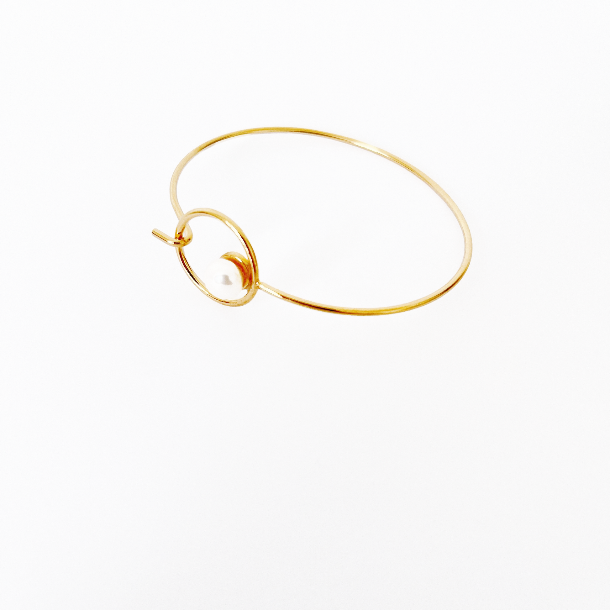 Gold Round Circle Bracelet Bracelets for Women by Hikaru Pearl
