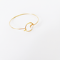 Gold Round Circle Bracelet Bracelets for Women by Hikaru Pearl
