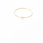 Minimalistic bracelet showcasing a single freshwater pearl by Hikaru Pearl