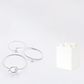 Simple minimalistic bracelet silver by Hikaru Pearl