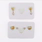 Valentine small stud and earring set by Hikaru Pearl
