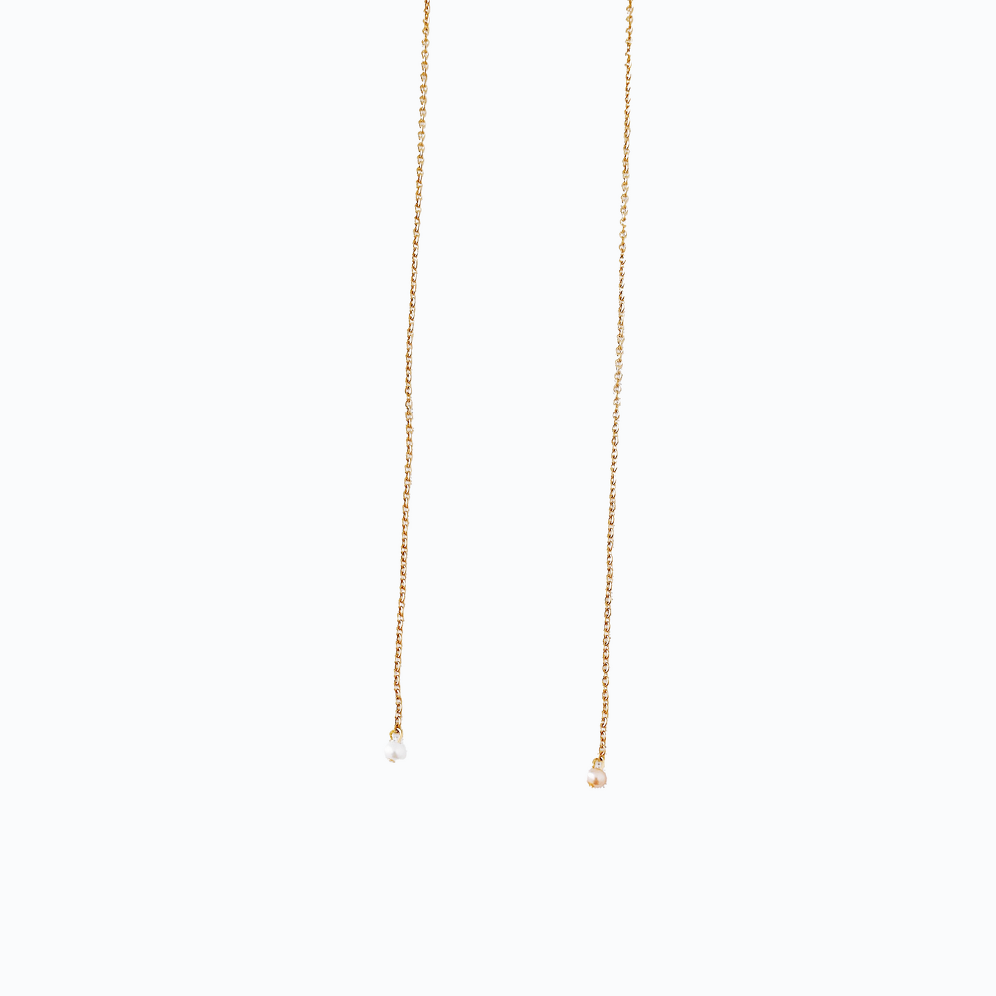Front and Back Necklace 1 with small pearl by Hikaru Pearl