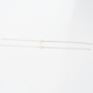 Front and Back Necklace 1 with small pearl by Hikaru Pearl