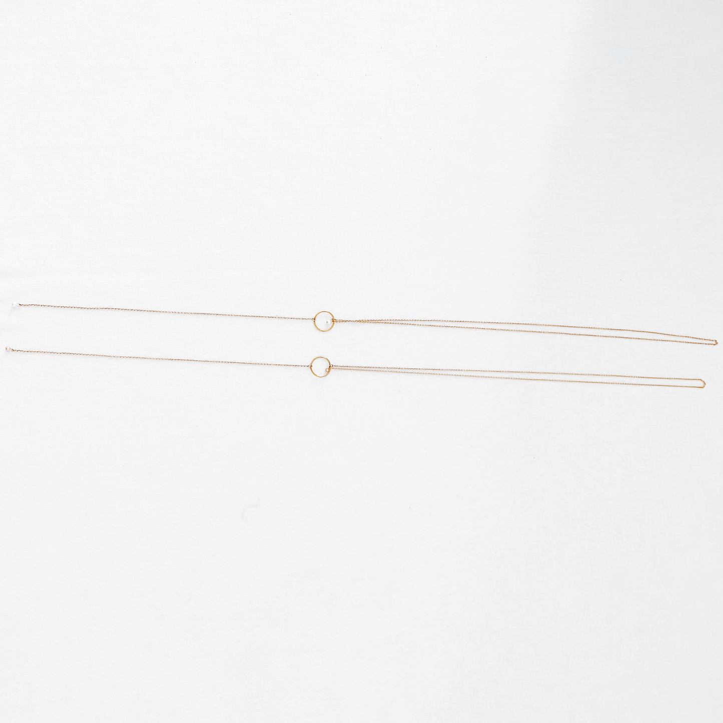 Front and Back Necklace 1 with small pearl by Hikaru Pearl