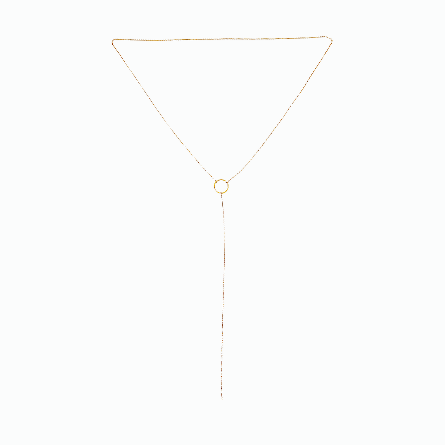 Front and Back Necklace 1 with small pearl by Hikaru Pearl
