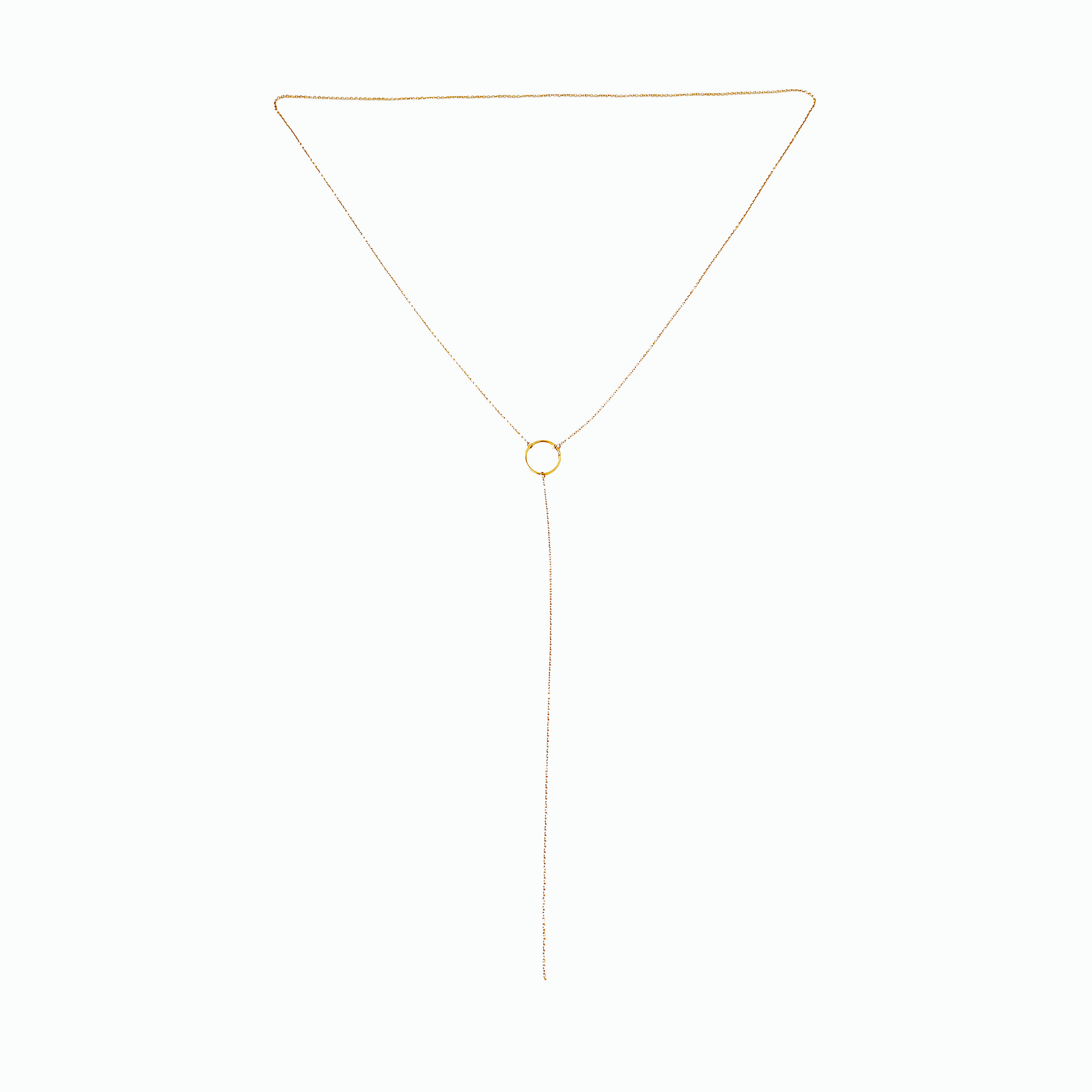 Front and Back Necklace 1 with small pearl by Hikaru Pearl