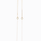 Front and Back Necklace 1 with small pearl by Hikaru Pearl
