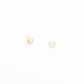 Simple pearl stud Pink, silver925 or 14k gold filled by Hikaru Pearl