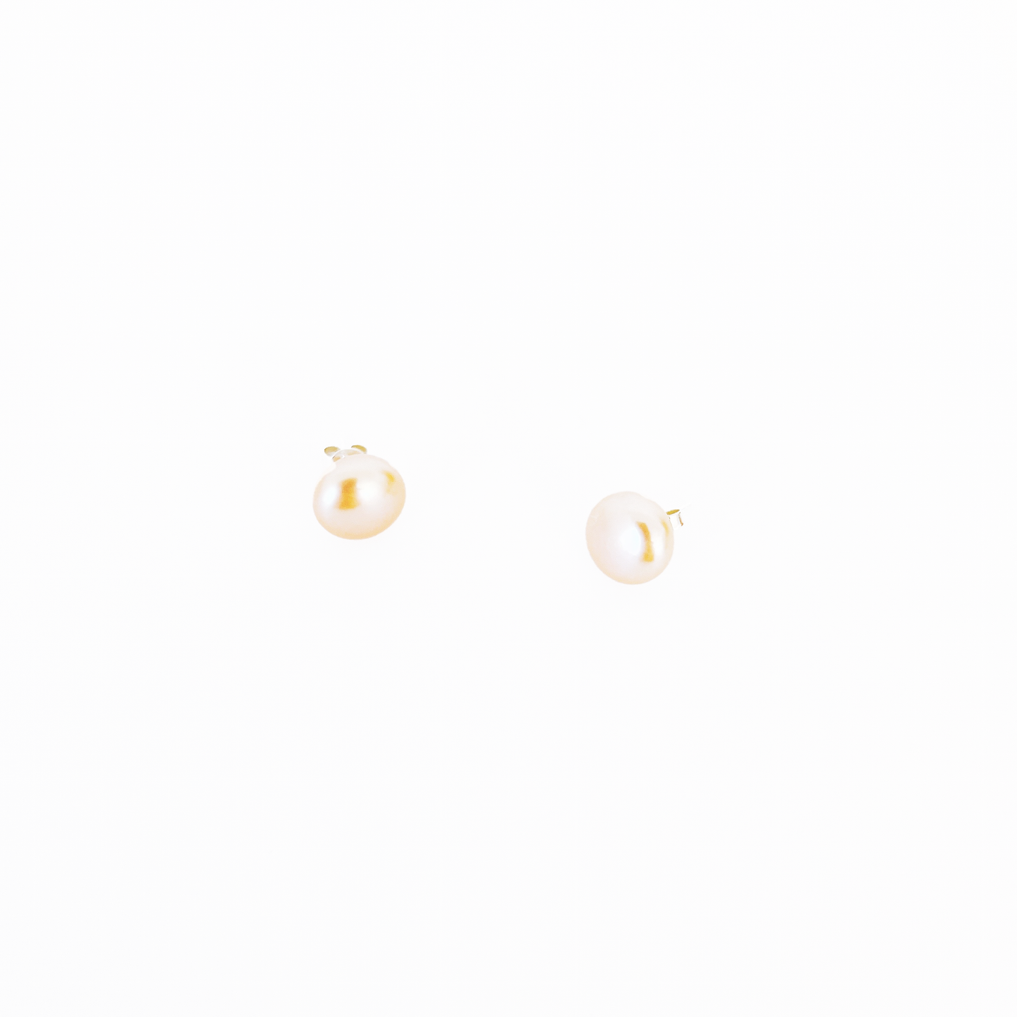 Simple pearl stud Pink, silver925 or 14k gold filled by Hikaru Pearl