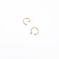 Simply golden twisted ring with pearls or without pearl by Hikaru Pearl
