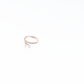 Twisted ring with small two pearls and crushed diamond by Hikaru Pearl
