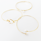 Gold Round Circle Bracelet Bracelets for Women by Hikaru Pearl