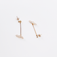 T Earring of Keshi Pearl, Earrings for Women by Hikaru Pearl